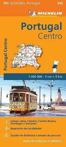 Portugal Centro - Michelin Regional Map 592 cover