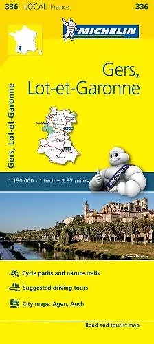 Gers, Lot-et-Garonne - Michelin Local Map 336 cover