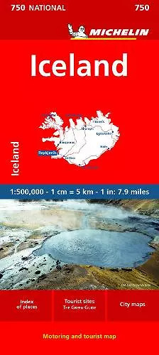 Iceland - - Michelin National Map 750 cover