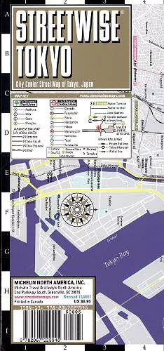 Streetwise Tokyo Map - Laminated City Center Street Map of Tokyo, Japan cover