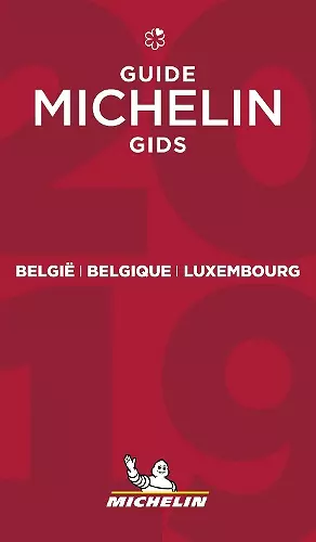 België Belgique Luxembourg -The MICHELIN Guide 2019 cover