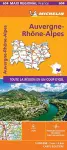 AUVERGNE-RHONE-ALPES, France - Michelin Maxi Regional Map 604 cover