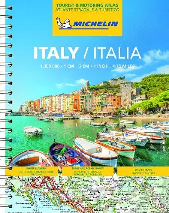 Italy - Tourist and Motoring Atlas (A4-Spiral) cover