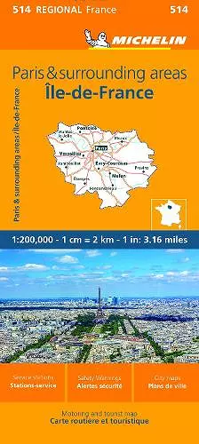 Ile-de-France - Michelin Regional Map 514 cover