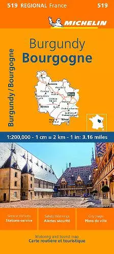 Burgundy - Michelin Regional Map 519 cover