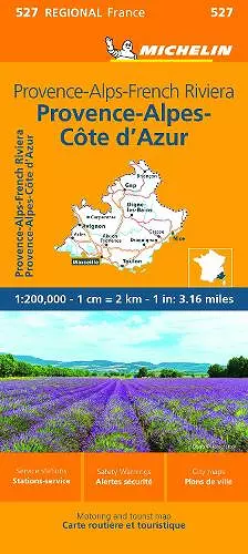 Provence- Alps - French Riviera - Michelin Regional Map 527 cover