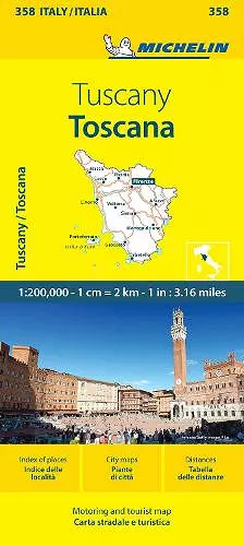 Toscana - Michelin Local Map 358 cover