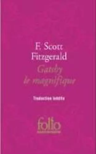 Gatsby le magnifique cover