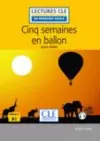 Cinq semaines en ballon - Livre + audio online cover