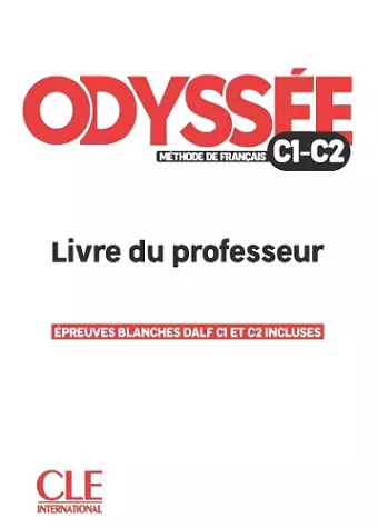 Odyssee - Livre du professor - Guide pedagogique - C1/C2 cover