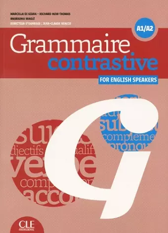 Grammaire contrastive pour anglophones: A1/A2 + CD cover