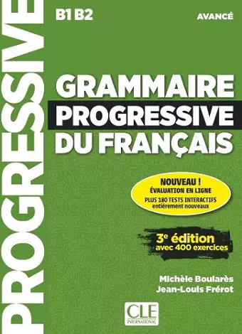 Grammaire progressive du francais - Niveau avance (B1/B2) + CD cover