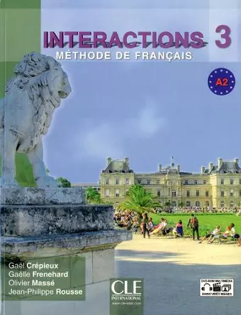 Interactions 3: Livre de l'eleve - A2 + DVD cover