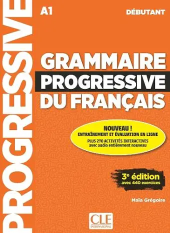 Grammaire progressive du francais - Niveau debutant (A1) + Audio telechargeable cover