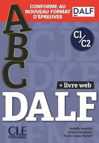 ABC DALF - Niveaux C1/C2 - Livre + Livre-web + Audio telechargeable cover