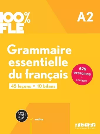 100% FLE - A2 Grammaire essentielle du français  + audio download cover