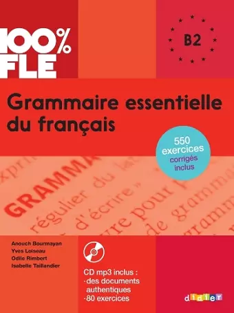 100% FLE - Grammaire essentielle du français B2 + CD cover