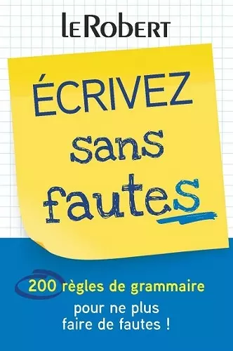 Ecrivez sans fautes - Mini Guide cover