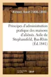 Programme de Quelques Principes d'Administration Pratique Des Maisons d'Aliénés cover