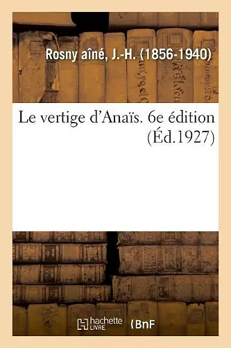 Le vertige d'Anaïs. 6e édition cover