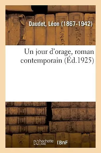 Un Jour d'Orage, Roman Contemporain cover