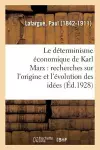 Le Déterminisme Économique de Karl Marx cover