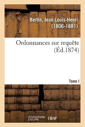 Ordonnances Sur Requête cover