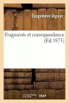 Fragments Et Correspondance cover