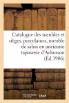 Catalogue Des Meubles Et Sièges Modernes, Porcelaines, Meuble de Salon En Ancienne cover