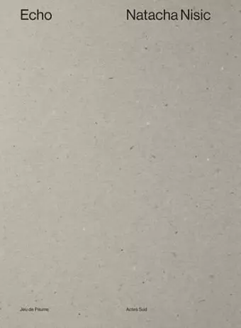 Natacha Nisic - Echo cover