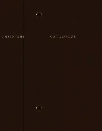 Sophie Calle: Catalogue raisonné of the unfinished cover