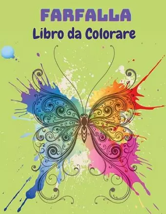 Farfalla Libro da Colorare cover