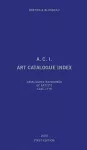 Art Catalogue Index cover
