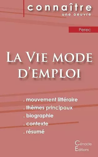 Fiche de lecture La Vie mode d'emploi de Perec (analyse littéraire de référence et résumé complet) cover