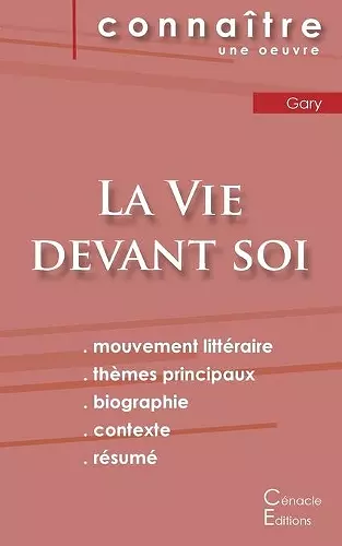 Fiche de lecture La Vie devant soi de Romain Gary (Analyse littéraire de référence et résumé complet) cover