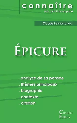 Comprendre Épicure (analyse complète de sa pensée) cover