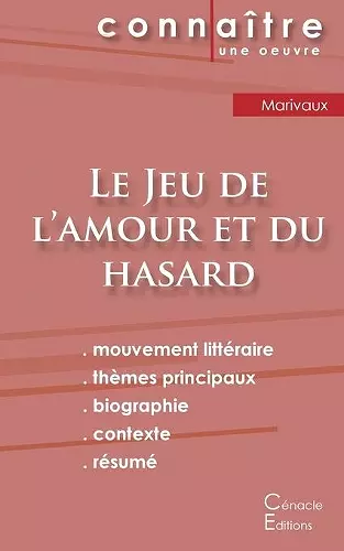 Fiche de lecture Le Jeu de l'amour et du hasard de Marivaux (Analyse littéraire de référence et résumé complet) cover