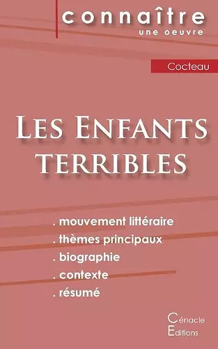 Fiche de lecture Les Enfants terribles de Jean Cocteau (Analyse littéraire de référence et résumé complet) cover