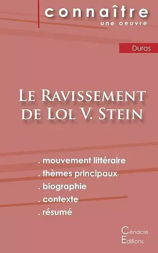 Fiche de lecture Le Ravissement de Lol V. Stein de Marguerite Duras (Analyse littéraire de référence et résumé complet) cover