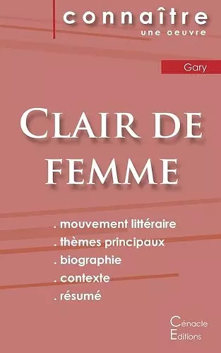 Fiche de lecture Clair de femme de Romain Gary cover