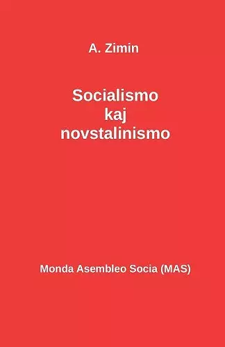 Socialismo kaj novstalinismo cover