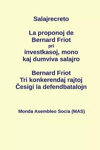 La proponoj de Bernard Friot pri investkasoj, mono kaj dumviva salajro cover