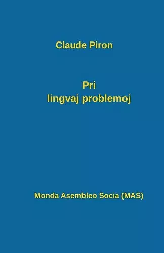 Pri Lingvaj Problemoj cover