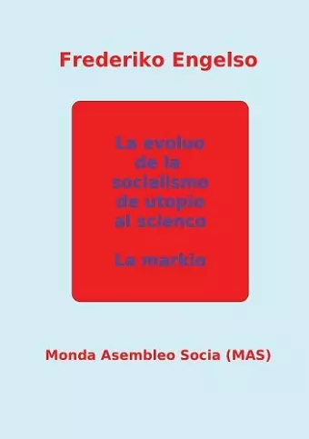 La Evoluo de la Socialismo de Utopio Al Scienco cover