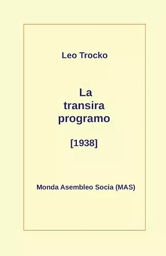 La transira programo (1938) cover