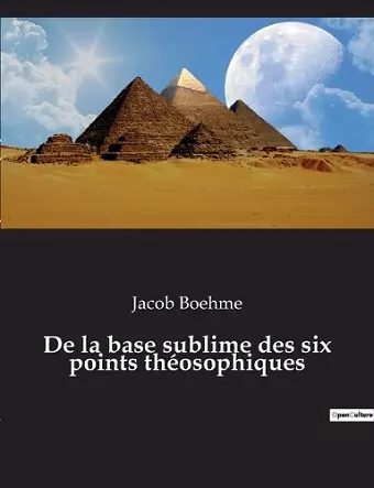 De la base sublime des six points théosophiques cover