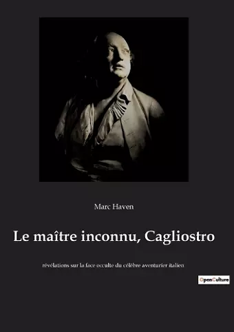 Le maître inconnu, Cagliostro cover