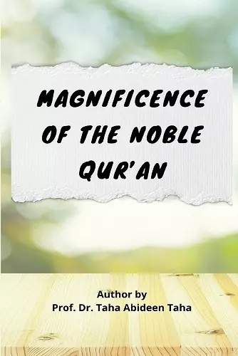 Magnificence of the Noble Qur'an cover