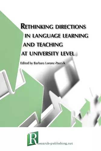 Rethinking directions in language learning and teaching at university level cover