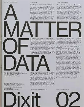 A Matter of Data cover